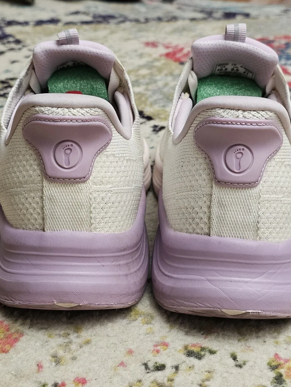 Orthofeet Nira Womens Size 10.5 XW Handsfree Athletic Walking Shoes Pink White